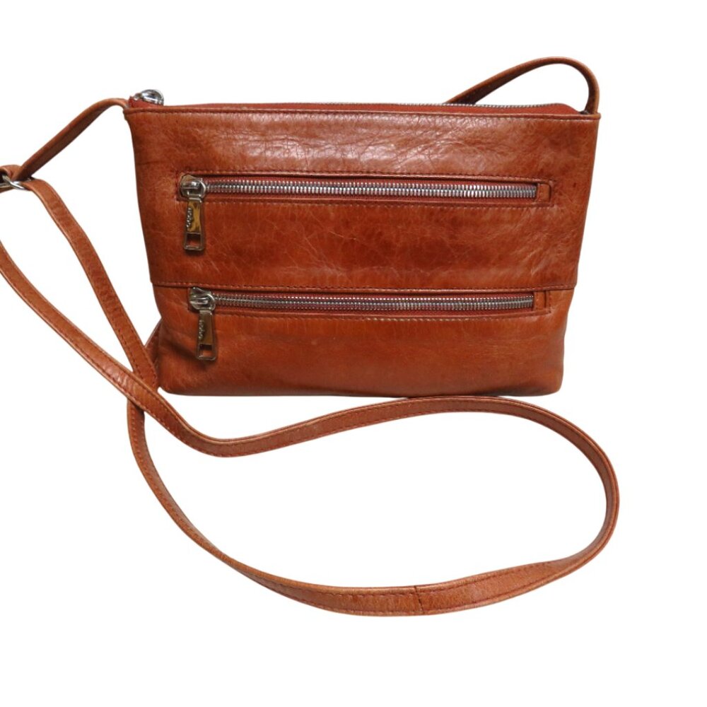 Crossbody Buttery Soft All Leather Outer Very Good Condition